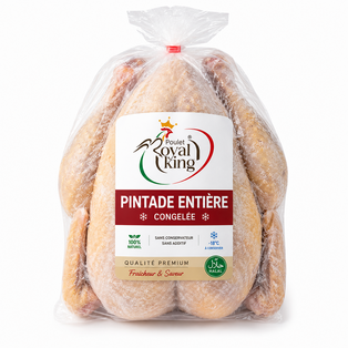 Viande pintade congelée
